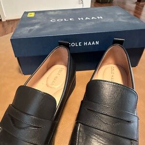 Cole Haan Classic Black Leather Loafers